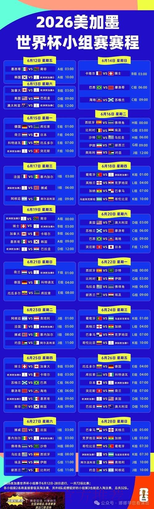 2026世界杯赛程官方发布完整安排怎么看 2026世界杯赛程官方发布完整安排怎么看